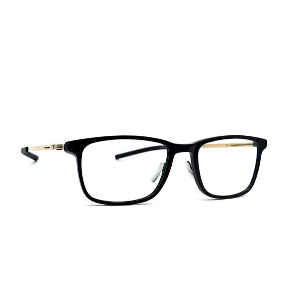 NEW IC! BERLIN AKITO BLACK GOLD AUTHENTIC EYEGLASSES FRAME - Picture 2 of 13